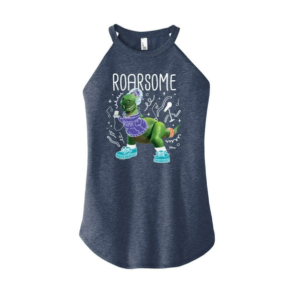Toy Story - Roarsome - Juniors High Neck Tank Top