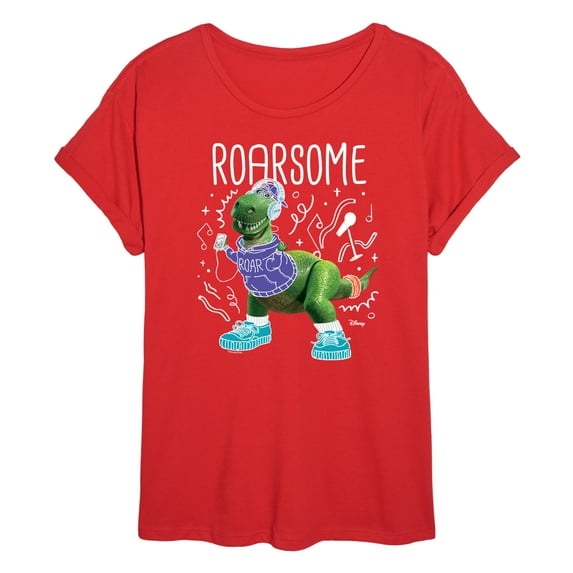 Toy Story - Roarsome - Juniors Ideal Flowy Muscle T-Shirt