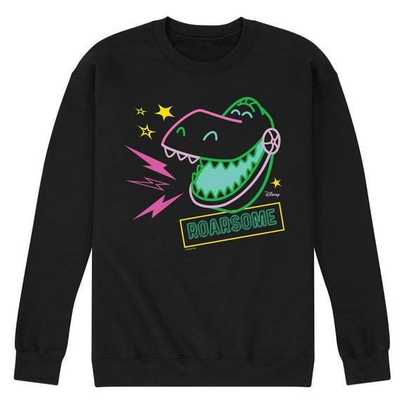 Toy Story - Roarsome Rex  - Men's Crew Neck Fleece Pullover