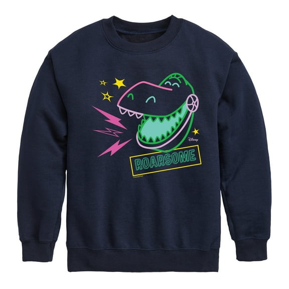 Toy Story - Roarsome Rex - Toddler & Youth Crewneck Fleece Sweatshirt