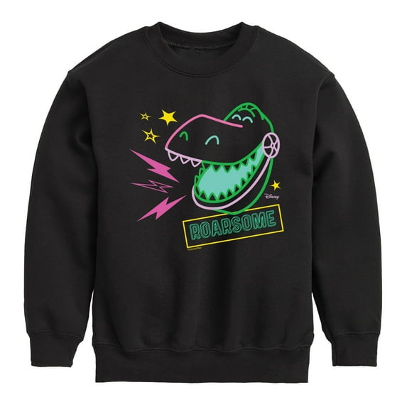 Toy Story - Roarsome Rex - Toddler & Youth Crewneck Fleece Sweatshirt