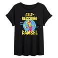 thumbnail image 1 of Toy Story - Self Rescuing Damsel - Women's Oversized T-Shirt, 1 of 5