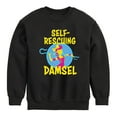 thumbnail image 1 of Toy Story - Self Rescuing Damsel - Toddler & Youth Crewneck Fleece Sweatshirt, 1 of 5