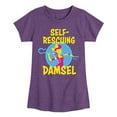 thumbnail image 1 of Toy Story - Self Rescuing Damsel - Toddler & Youth Girls Short Sleeve Graphic T-Shirt, 1 of 5
