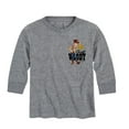 thumbnail image 1 of Toy Story - Sheriff Woody Badge - Toddler And Youth Long Sleeve Graphic T-Shirt, 1 of 5