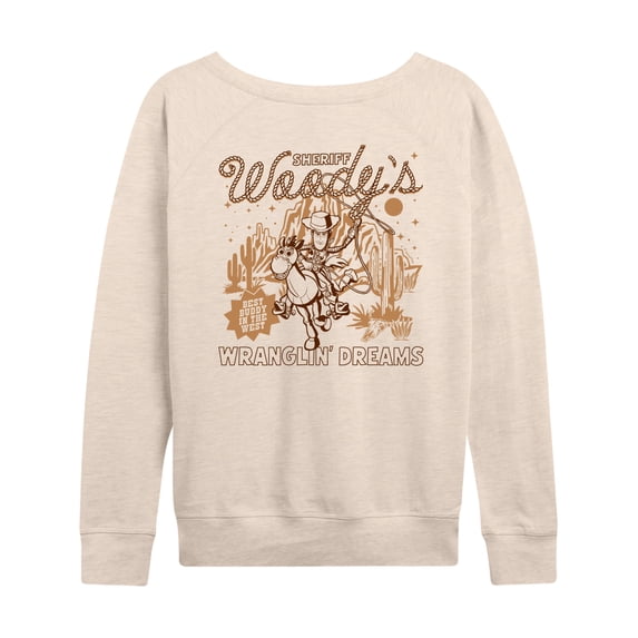 Toy Story - Sheriff Woody Show - Women's French Terry Long Sleeve Pullover