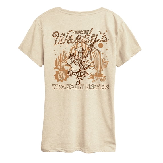 Toy Story - Sheriff Woody Show - Women's Short Sleeve Graphic T-Shirt