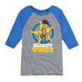 thumbnail image 1 of Toy Story - Sheriff Woody - Toddler And Youth Raglan Graphic T-Shirt, 1 of 6