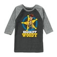 thumbnail image 1 of Toy Story - Sheriff Woody - Toddler And Youth Raglan Graphic T-Shirt, 1 of 6