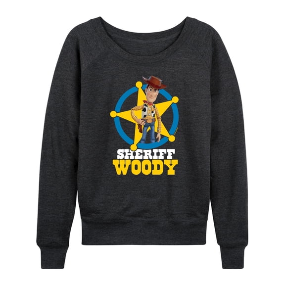 Toy Story - Sheriff Woody - Women's Lightweight French Terry Long Sleeve Shirt