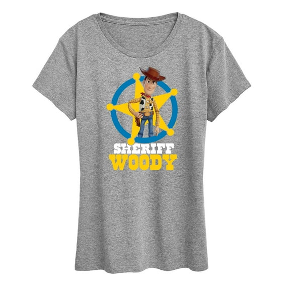 Toy Story - Sheriff Woody - Women's Short Sleeve Graphic T-Shirt