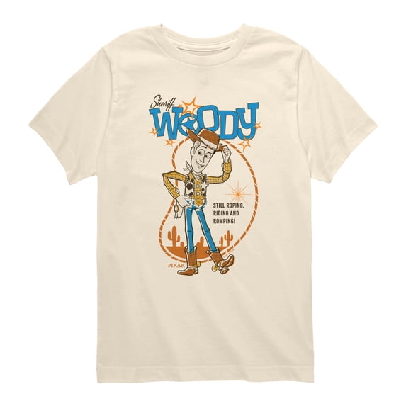 Toy Story - Sheriff Woody - Youth Boys Short Sleeve Graphic T-Shirt