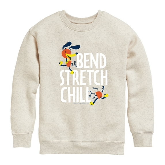 Toy Story - Slinky Dog Bend Stretch Chill - Toddler & Youth Crewneck Fleece Sweatshirt