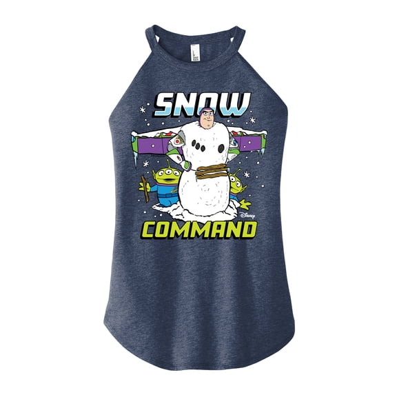 Toy Story - Snow Command - Juniors High Neck Tank Top