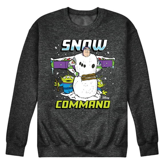 Toy Story - Snow Command - Men's Crew Neck Fleece Pullover