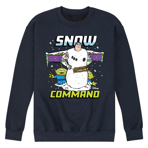 Toy Story - Snow Command - Men's Crew Neck Fleece Pullover