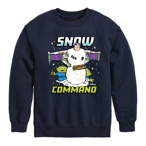 Toy Story - Snow Command - Toddler And Youth Crewneck Fleece Sweatshirt