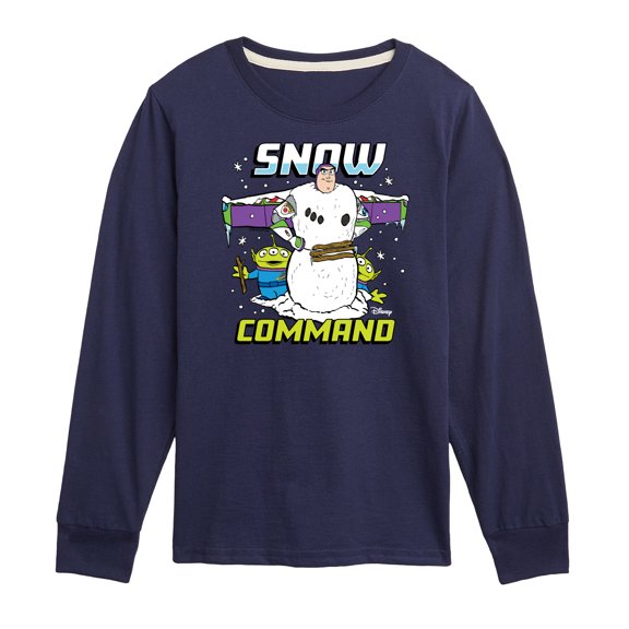 Toy Story - Snow Command - Toddler And Youth Long Sleeve Graphic T-Shirt