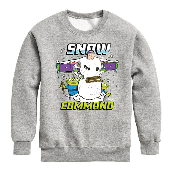 Toy Story - Snow Command - Toddler & Youth Crewneck Fleece Sweatshirt