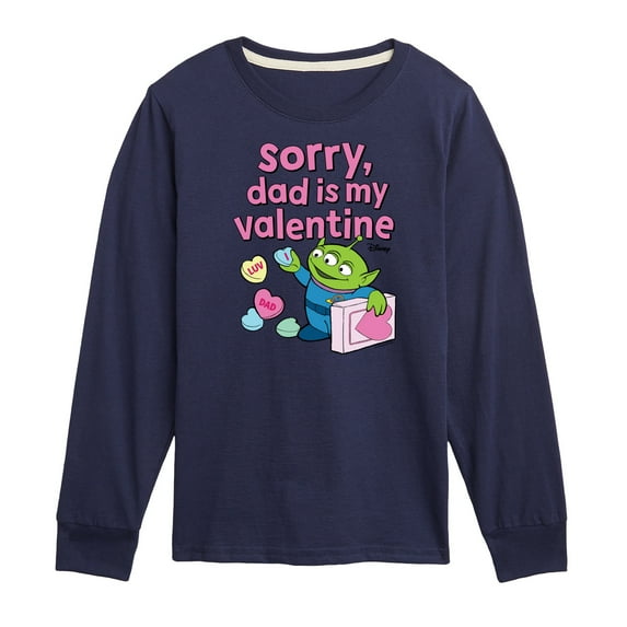 Toy Story - Sorry Dad My Valentine - Toddler And Youth Long Sleeve Graphic T-Shirt