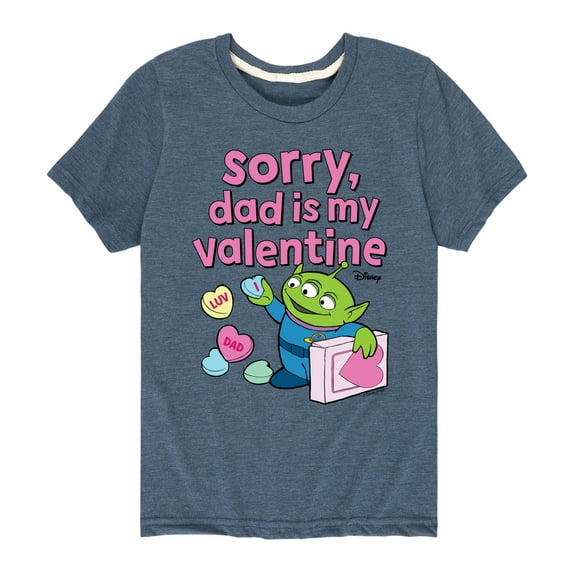 Toy Story - Sorry Dad My Valentine - Toddler And Youth Short Sleeve Graphic T-Shirt