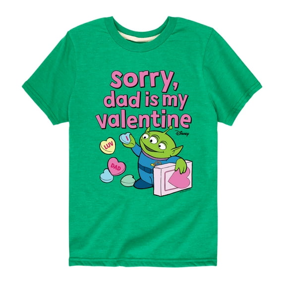Toy Story - Sorry Dad My Valentine - Toddler And Youth Short Sleeve Graphic T-Shirt