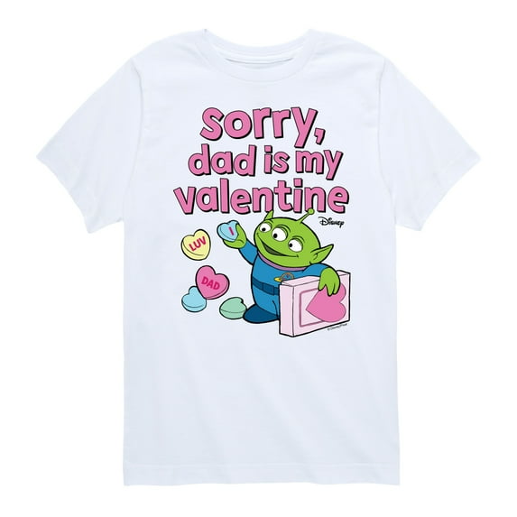 Toy Story - Sorry Dad My Valentine - Toddler And Youth Short Sleeve Graphic T-Shirt