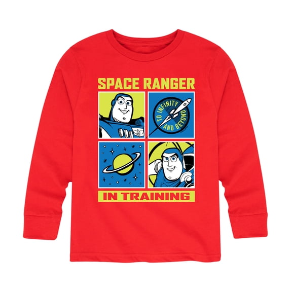 Toy Story - Space Ranger In Training - Toddler And Youth Long Sleeve Graphic T-Shirt