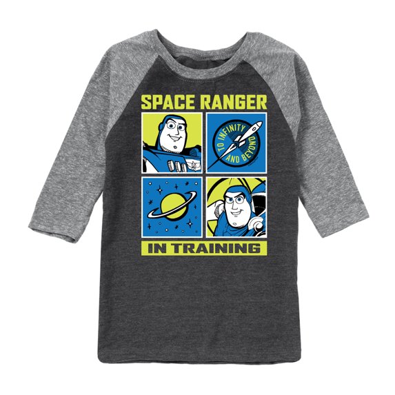 Toy Story - Space Ranger In Training - Toddler And Youth Raglan Graphic T-Shirt