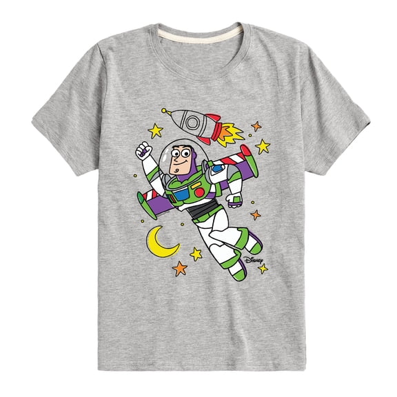Toy Story - Spaced Out - Toddler & Youth Short Sleeve Graphic T-Shirt