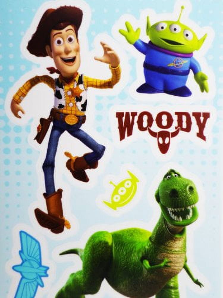 13in Disney Toy Story Stickers Disneys Toy Story Reusable Decals