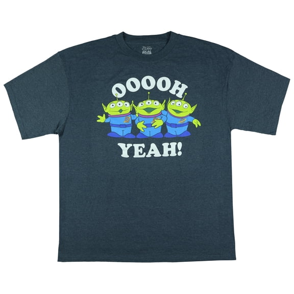 Toy Story T-Shirt Men's Oooh Yeah Green Alien Design Adult Short Sleeve Tee