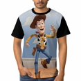 thumbnail image 1 of Toy Story T-Shirts for Men, Casual Crew Neck Tee Shirts, Unisex Short Sleeve Tops, S-3XL, 1 of 8
