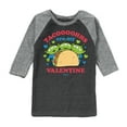 thumbnail image 1 of Toy Story - Tacos Are My Valentine - Toddler And Youth Raglan Graphic T-Shirt, 1 of 4