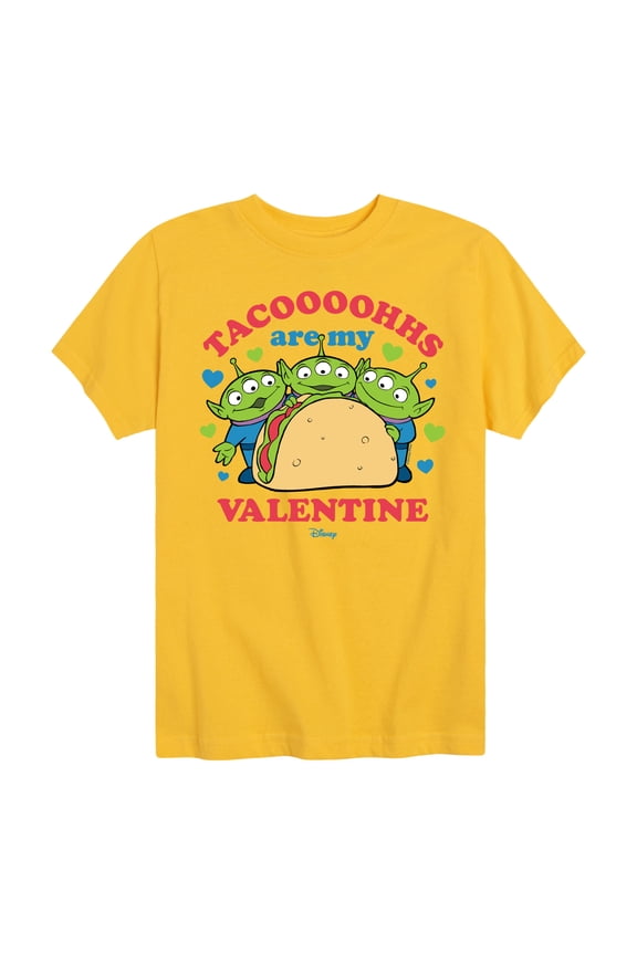 Toy Story - Tacos Are My Valentine - Toddler And Youth Short Sleeve Graphic T-Shirt