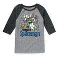thumbnail image 1 of Toy Story - The Original Spaceman - Toddler & Youth Raglan Graphic T-Shirt, 1 of 5