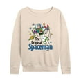 thumbnail image 1 of Toy Story - The Original Spaceman - Women's Lightweight French Terry Long Sleeve Shirt, 1 of 5