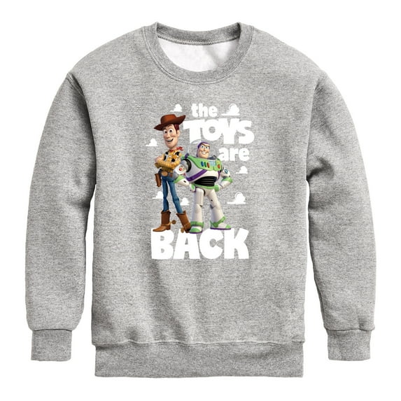 Toy Story - The Toys Are Back - Toddler And Youth Crewneck Fleece Sweatshirt