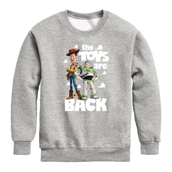 Toy Story - The Toys Are Back - Toddler And Youth Crewneck Fleece Sweatshirt