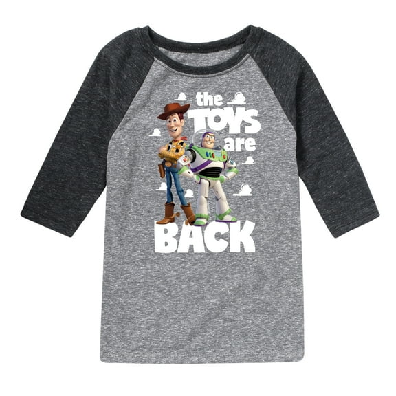 Toy Story - The Toys Are Back - Toddler And Youth Raglan Graphic T-Shirt
