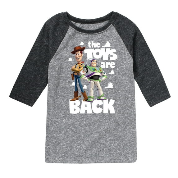 Toy Story - The Toys Are Back - Toddler And Youth Raglan Graphic T-Shirt