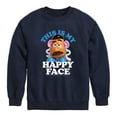 thumbnail image 1 of Toy Story - This Is My Happy Face - Toddler And Youth Crewneck Fleece Sweatshirt, 1 of 5