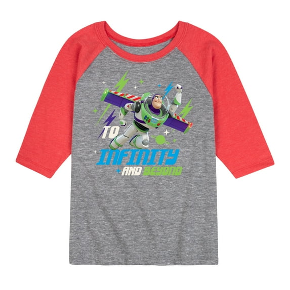 Toy Story - This Is My Happy Face - Toddler And Youth Raglan Graphic T-Shirt