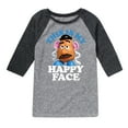 thumbnail image 1 of Toy Story - This Is My Happy Face - Toddler And Youth Raglan Graphic T-Shirt, 1 of 5