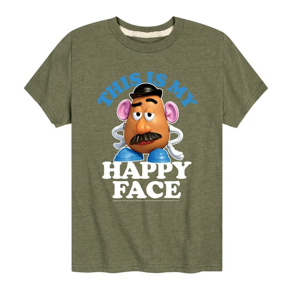 Toy Story - This Is My Happy Face - Toddler And Youth Short Sleeve Graphic T-Shirt