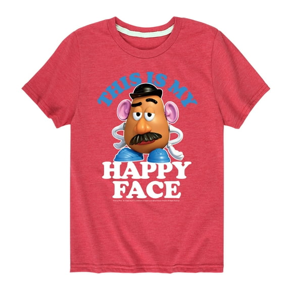 Toy Story - This Is My Happy Face - Toddler And Youth Short Sleeve Graphic T-Shirt
