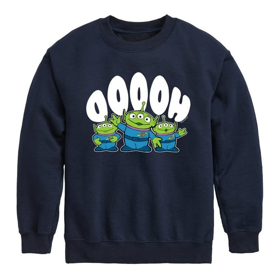 Toy Story - Three Aliens - Toddler And Youth Crewneck Fleece Sweatshirt