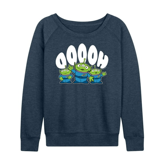 Toy Story - Three Aliens - Women's Lightweight French Terry Long Sleeve Shirt