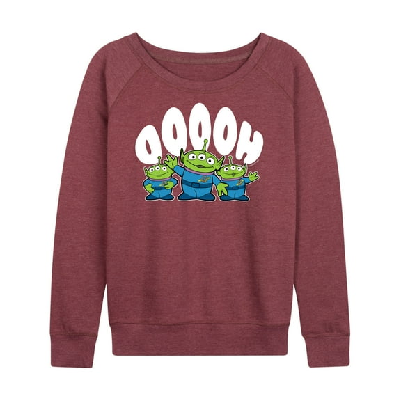 Toy Story - Three Aliens - Women's Lightweight French Terry Long Sleeve Shirt