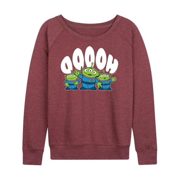 Toy Story - Three Aliens - Women's Lightweight French Terry Long Sleeve Shirt